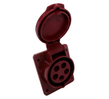 Розетка стационарная внутренняя 415 16А 380В 3Р+N+Е IP44