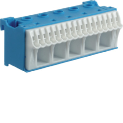 Блок N-клему 5x16мм+17x4мм² ширина 90мм Hager QiuckConnect KN22N