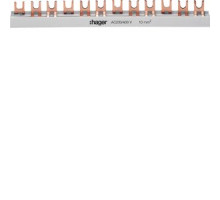 Шина сполучна вилкова 2-полюсна 63A 57 модулів 10мм2 KDN263B Hager