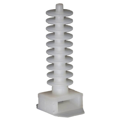 Площадка с дюбелем для стяжки кабельной CTH1-10 белая(100шт) Takel