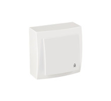 Кнопка звонок накладная Nilson Themis белый