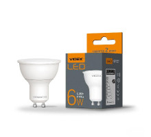 Лампа LED MR16e 6W GU10 3000K 220V VIDEX