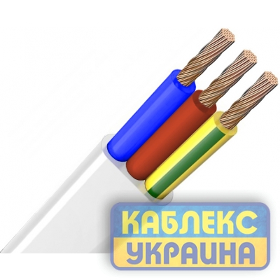 Провід ШВВП нг 3x1.5 мм 1м KUc41-1315 КАБЛЕКС