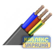 Кабель ВВГпнг 3 x 1.5 мм² 1 м КАБЛЕКС