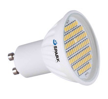 Светодиодная лампа LED Ceramics 82 SMD JDR 4W GU10 220V 6000K SPARK