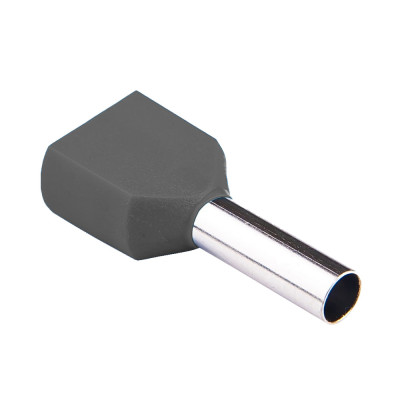 Наконечник втулковий з ізоляцією 2провіда TE 4/12 (100 шт) 500719 Takel