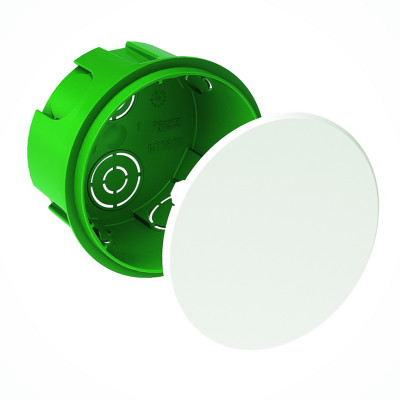 Коробка распределительная кирп/бетон с крышкой 70x40 полипропилен Schneider