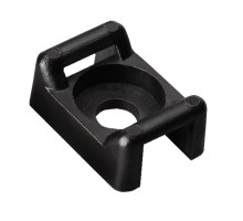 Майданчик під гвинт для стяжки кабельної чорна 9,4х15,2 (100шт) TAKEL 502255