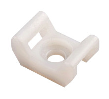 Майданчик під гвинт для стяжки кабельної біла 22х16 (100 шт) TAKEL 502252