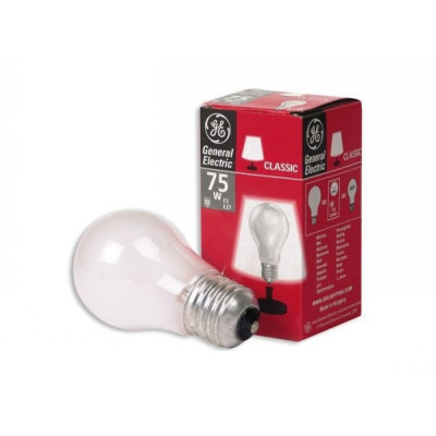 Лампа накаливания 75А1/F/E27 230V матова GE Угорщина