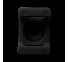 Площадка под стяжку до 8мм (22x1.5 H-10мм Ø отв. 5мм) черная 100шт.