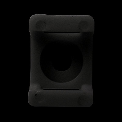 Площадка под стяжку до 8мм (22x1.5 H-10мм Ø отв. 5мм) черная 100шт.