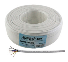 Кабель сигнальный ALARM 4х0,22 ССА в экране 100м