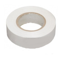 Ізоляційна стрічка ПВХ 19мм х 0.13мм х 25м (біла) GISelt