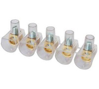 Кінцевий клемник 5х1/6 прозорий 502982