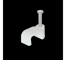 Клипса кабельная плоская 10 мм