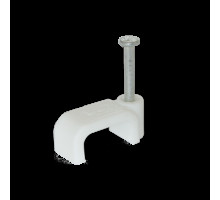 Клипса кабельная плоская 12 мм