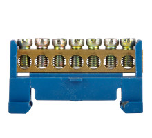 Шина нульова на Din-рейку 10 отв 502891с