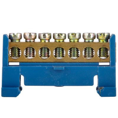 Шина нульова на Din-рейку 10 отв 502891с