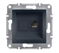 Розетка компьютерная RJ45 антрацит EPH4300171 Asfora Schneider