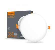 Светильник LED безрамочный круг 24W 4100K 220V VIDEX
