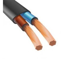 Провод ШВВП 2x0.75 мм² 1 м черный КАБЛЕКС