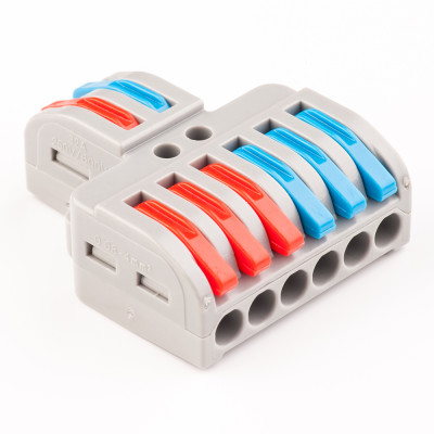 Клема-розгалужувач двостороння 2/6 СМК-826