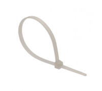 Стяжка кабельна (хомут) біла 5х300 (4,8х300мм) (100 шт) TAKEL