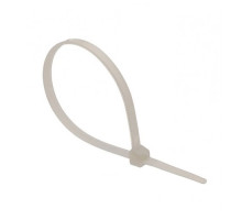 Стяжка кабельна (хомут) біла 5х300 (4,8х300мм) (100 шт) TAKEL