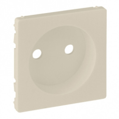 Лицевая панель розетки с заземлением слоновая кость Valena Life LEGRAND