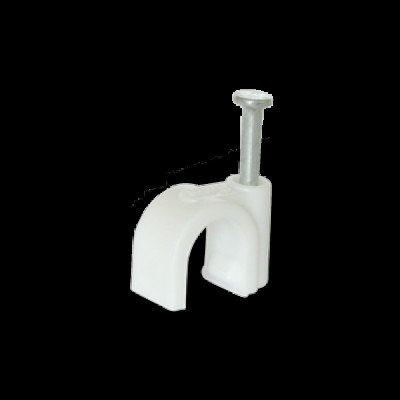 Клипса круглая 8 мм (100 шт.)