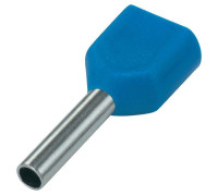 Наконечник втулковий з ізоляцією для 2х проводів TE 1,5/8 (100 шт) Takel