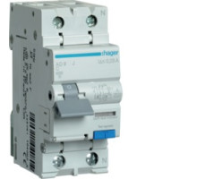 Дифференциальный автомат 1P+N 6kA C-25A 30mA A Hager