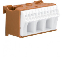 Блок фазных клемм 3x16мм2+11x4мм2 ширина 60мм Hager QiuckConnect KN14P