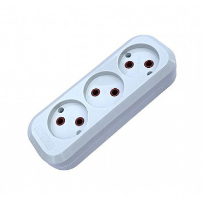 Колодка 3 гнезда без заземления GISelt