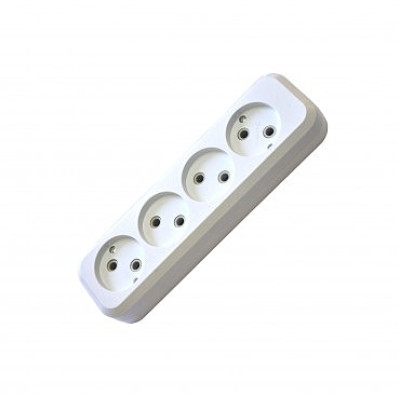 Колодка 4 гнезда без заземления GISelt