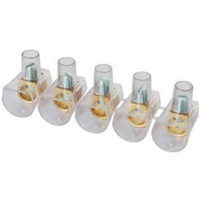 Клеммник концевой 10.0 мм 5шт. прозрачный