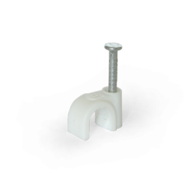 Клипса кабельная круглая 6 мм