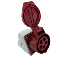Розетка стаціонарна наружна 115 16А 380В 3Р+N+Е IP44