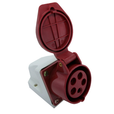 Розетка стаціонарна наружна 115 16А 380В 3Р+N+Е IP44