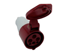 Розетка переносна 214 16А 380В 3Р+Е IP44