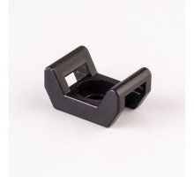 Майданчик під гвинт під стяжку до 8мм 22x16,2 чорна (100шт) Takel 502257