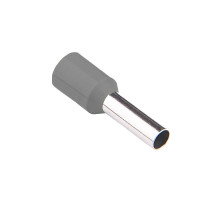 Втулочный наконечник с изоляцией HB 4/18, серый (100 шт)