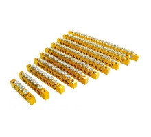 Шина нульова 14/2 6х9 під 2 гвинти неізольовані