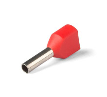 Наконечник трубчатый 2.5/10 мм для 2х проводов (упаковка 100 шт.) Takel