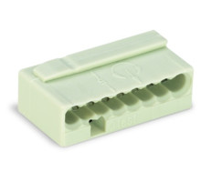 Клема восьмиконтакна для розподільних коробок універсальна 0.5 - 0.75 мм2 світло-сірий WAGO