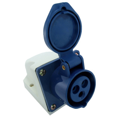 Розетка стаціонарна наружна 113 16А 220В 2Р+Е IP44