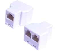Переходник компьютерний 1 гнездо - 2 гнізда 8р8с