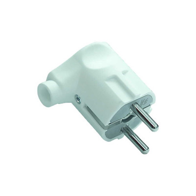 Вилка с заземлением угловая "L" Violux