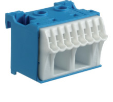 Блок N-клему 2x16мм+8x4мм ширина 45мм QiuckConnect KN10N Hager